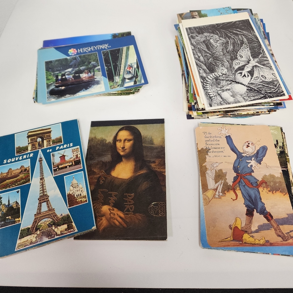 Huge Lot Of Over 150 Vintage Postcards From the U.S. and Abroad